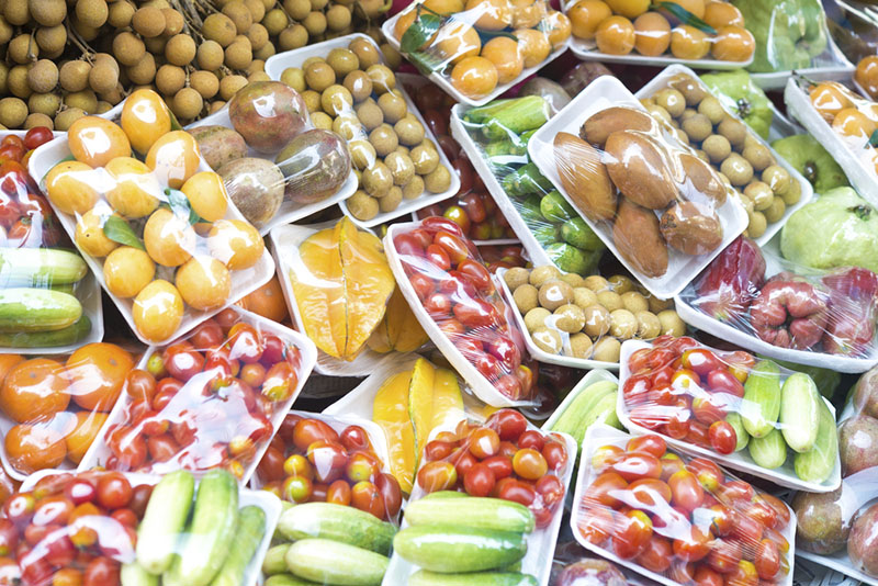 Conjunto De Itens Alimentares Isolados - Frutas E Vegetais