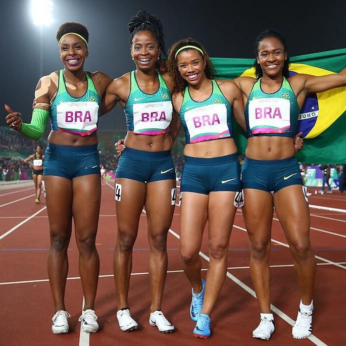 Revezamento 4x100 garante mais dois ouros para o atletismo brasileiro